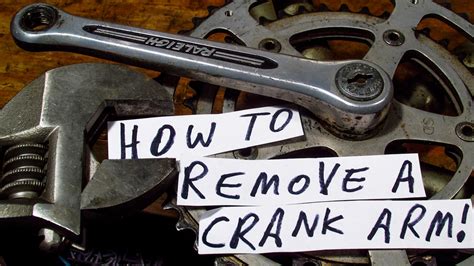 Removing Bike Crank Arms